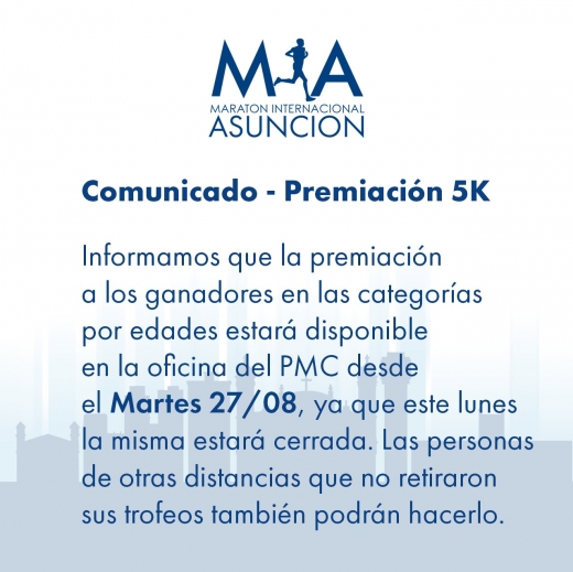 Maratón Internacional de Asunción 2019