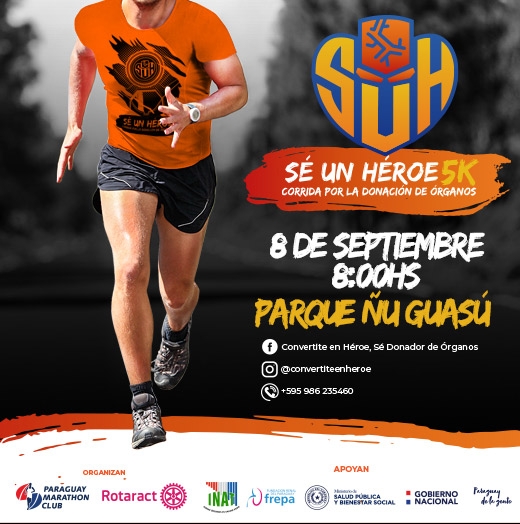Se un Héroe 2019. Corrida por la donación de órganos