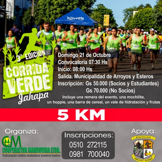 Corrida Verde 2018 (3ra. Edición)